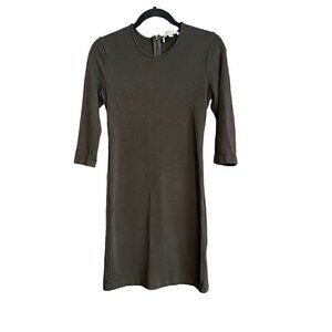 Philosophy Dark Brown Dress, Size M Medium. Heavy Jersey T-shirt Style.